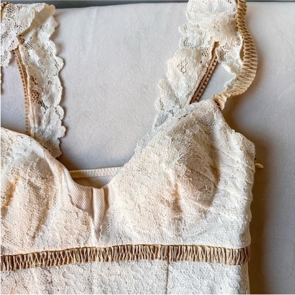 La PERLA Vintage Elegant Cream Lace Bustier - Picture 6 of 11